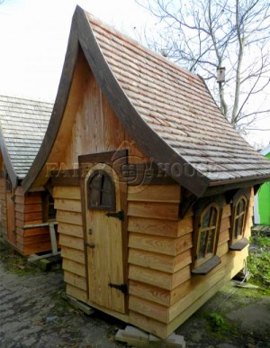Вуличний дерев’яний будинок Лісовика для дітей