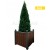вуличний дерев’яний вазон для дерев та рослин Вікторія Д61*Ш61*В65